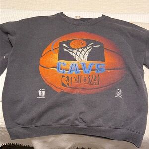 Cavs NBA Crewneck Sweatshirt - Black